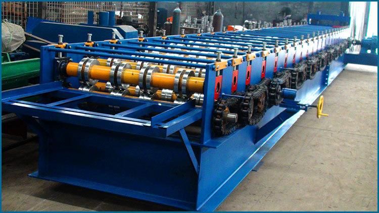 Floor Decking Plate Roll Forming Machine