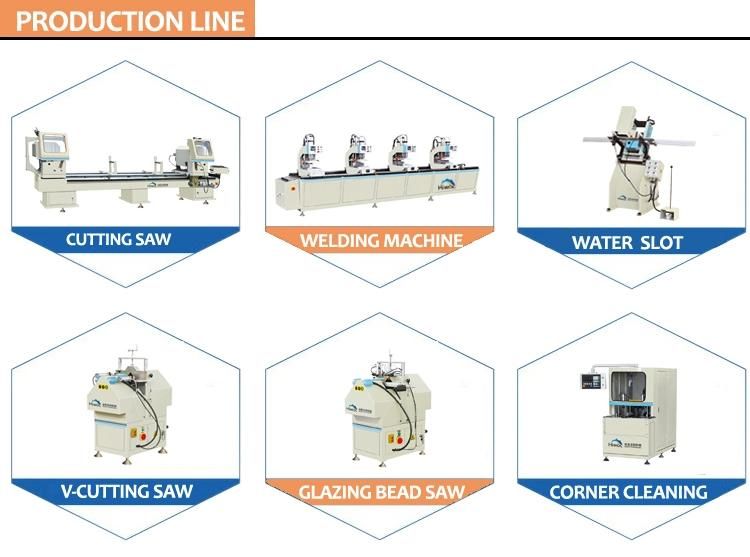 Two Head UPVC Window Door Seamless Welding Machine/ Window Door Machine/ Window Machinery/ PVC Welding Machine/ Colorful PVC Welding Machine