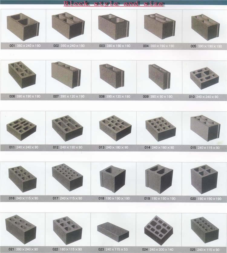 Qtj4-40 with Small Equipment Concrete Hollow Block Brick Machine Price