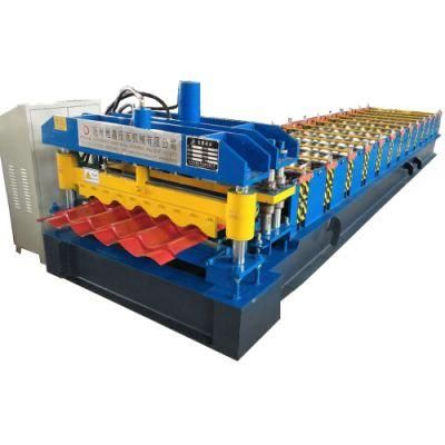 1100 Galvanized Steel Step Tile Roll Forming Machine