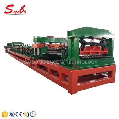 Galvanized Steel Grain Silo Making Roll Forming Making Machine with Gear Box Driving for Sale