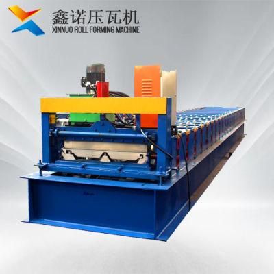 PLC Control Easy Operation 760 Joint Hidden Roofing Sheet Roll Forming Machine