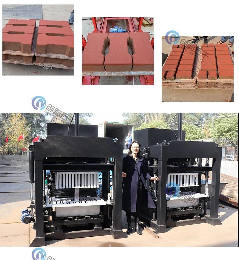 Qt 4-18 Interlocking Paver Hydraulic Press Block Brick Making Machine