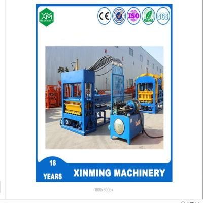Qt6-15 Automatic Hydraulic Hollow Block Machinery Solid Color Paver Brick Making Machine for Sale
