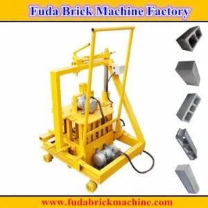 Qmr2-45 Mini Movable Concrete Block Machine Price for Small Business