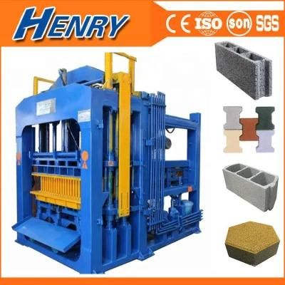 Qt8-15 Automatic Hydraulic Concrete Brick /Block Making Machine Cement Eco Brick Machine High Pressure Huge Vibration Popular in Africa