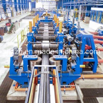 Thinkeness 0.3-2.0mm Pipe Production Machine 11kw Steel Tube Mill