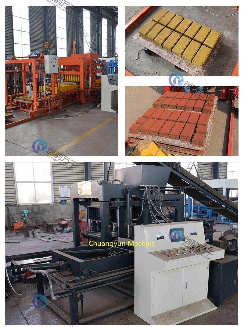 Hot Selling Qt 4-18 Hydraulic Pressure Concrete Paving Block Machine