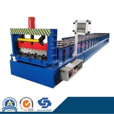 688 Metal Decking Sheet Roll Forming Machine/Fully Electric Automatic Deck Floor Roll Forming Machine