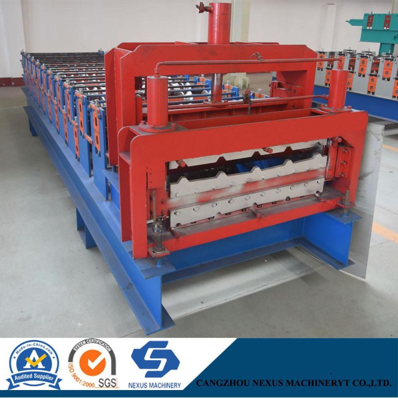 Double Layer Roofing Tile Sheet Roll Forming Machine with Cheap Price