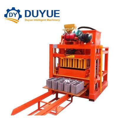 Qtj4-26c Manufacturer Sale Semi Automatic Cement Concrete Hollow Paver Block Machinery