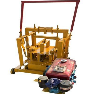 Qmj4-40 Diesel Egg Laying Concrete Block Machine Price