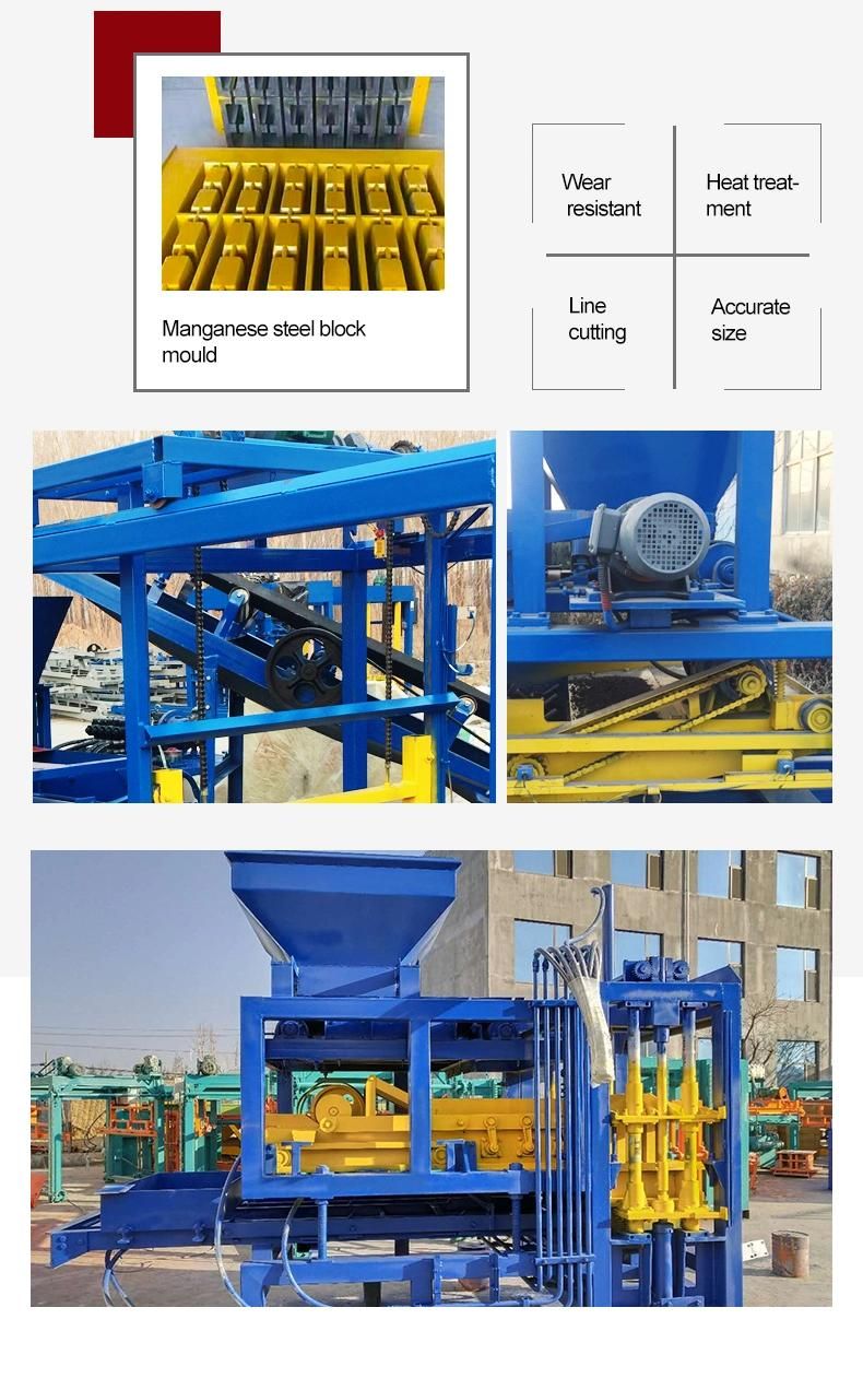 Qt4-16 Automatic Hydraulic System and Vibretion Technology Block Brick Making Machine
