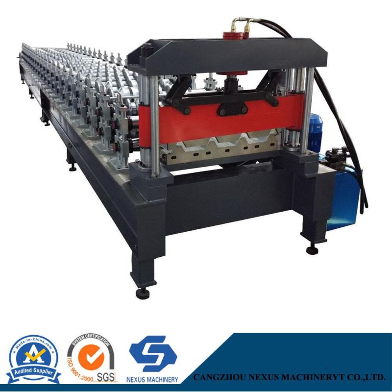22kw Metal Deck Sheet Roll Forming Machine with 8-10m/Min High Working Speed