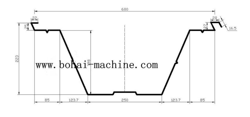 Bohai Automatic Construction Machine for Arch Roof (BH240)