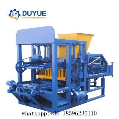 Qt4-25 Automatic Simple Curbstone Making Machine in Zimbabwe