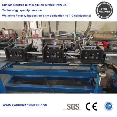 Ceiling Tee Grid Tee Bar Roll Forming Machine Center Black T Bar