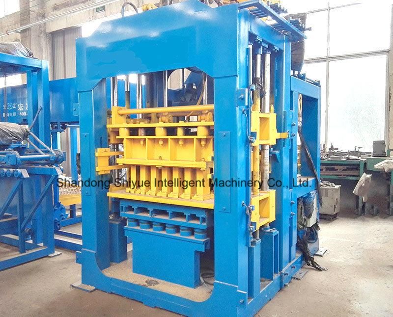 Qt6-15 Hydraulic Automatic Concrete Block Brick Making Machine in Zimbabwe