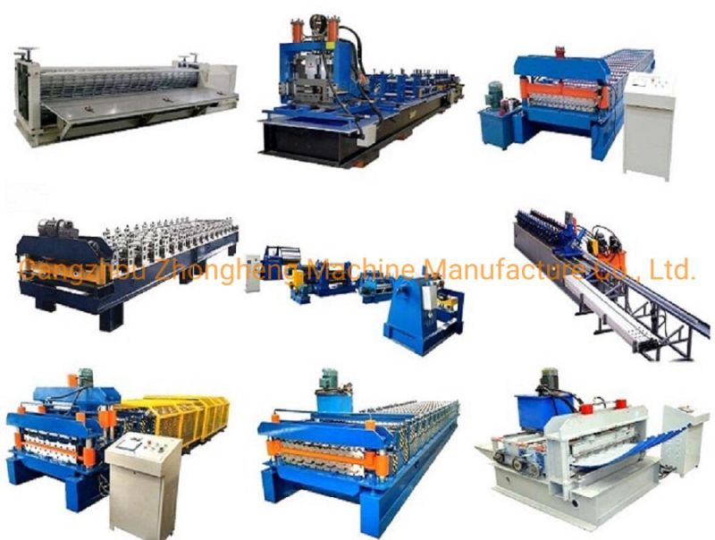 Galvanized Steel Double Layer Roofing Sheet Machine Tile Making Machinery.