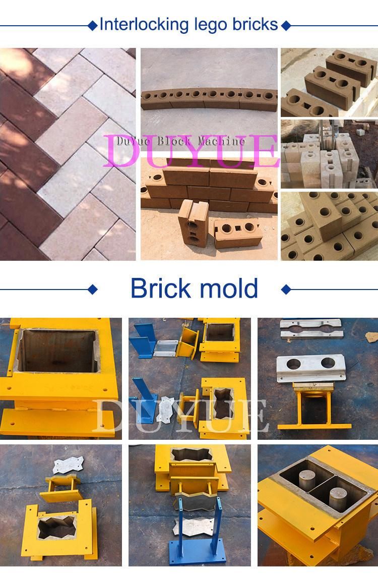 Hr1-10 Stabilized Press Cement Block Kenya Soil Solid Clay Brick Making machinery