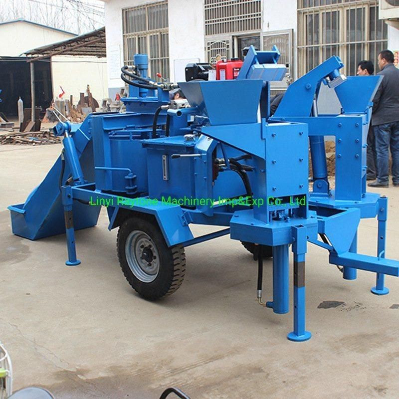 Qts2-20 Diesel Engine Brick Plant Clay Brick Making Machine