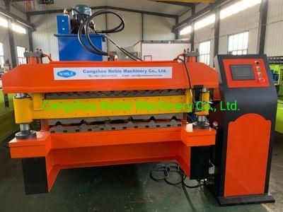 Factory Price Metal Roofing Tile Double Layer Roll Forming Machine