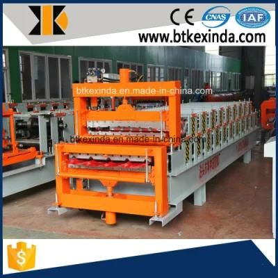 Double Deck Metal Sheet Roofing Profile Forming Machine