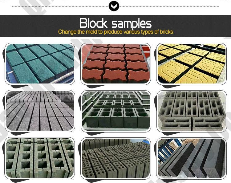 Qt6-15 Hollow Block Paving Block Kerbstone Brick Making Machine Price in China