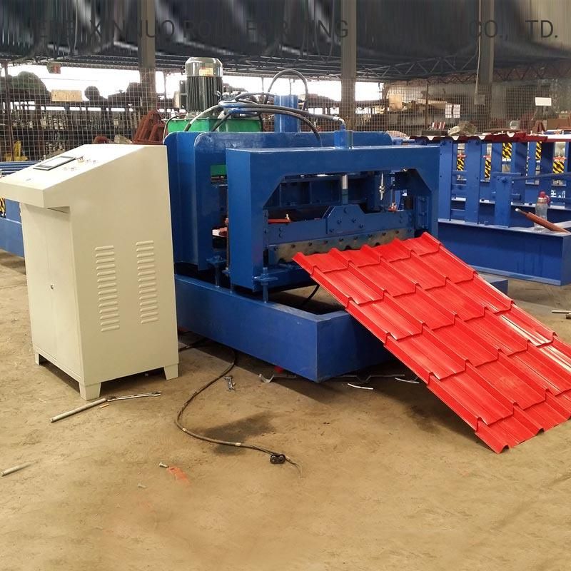 Glazed Tile Aluminium Roofing Sheet Cold Roll Forming Machine Roll Former Steel Trapezoidal Machine