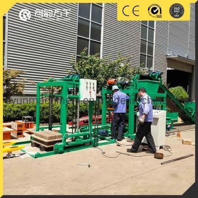 Qt4-25 Automatic Hollow Block Machine Solid Brick Paving Block Machine in South Africa