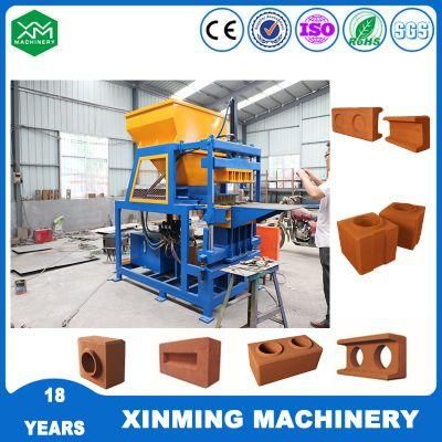Xm4-10 Automatic Clay Block Machine Soil Earth Lego Interlocking Brick Making Machine in Bangladesh