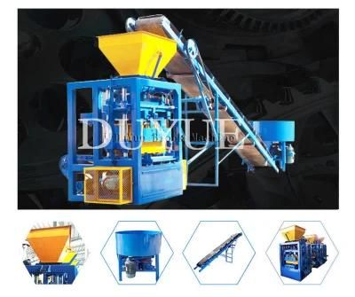 Qt4-24 Concrete Cement Block Machine, Block Making Machine, Brick Making Machine, Construction Block Machine