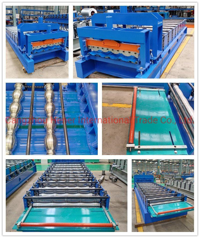 Steel Glazed Tile Roof Panel Rolling Making Forming Machine