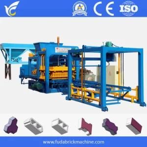 Qt10-15 Full Automatic Concrete Hollow Brick Interlock Block Plant Pavement Brick Production Line