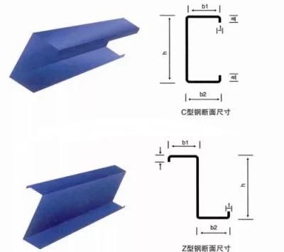 High Quality Steel C Purlin Roll Forming Machine