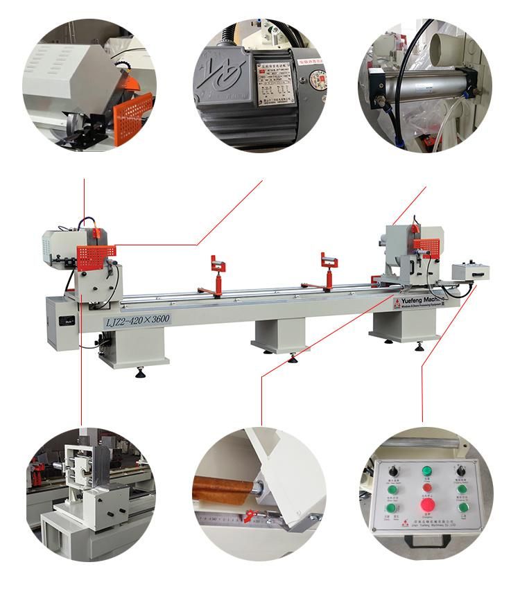 PVC Door Window Frame Double Head Precision Cutting Saw Machine