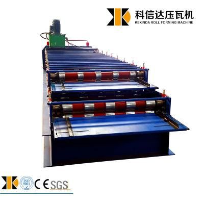 Hebei Xinnuo Two Different Profile 840+900 Double Metal Sheet Forming Machine