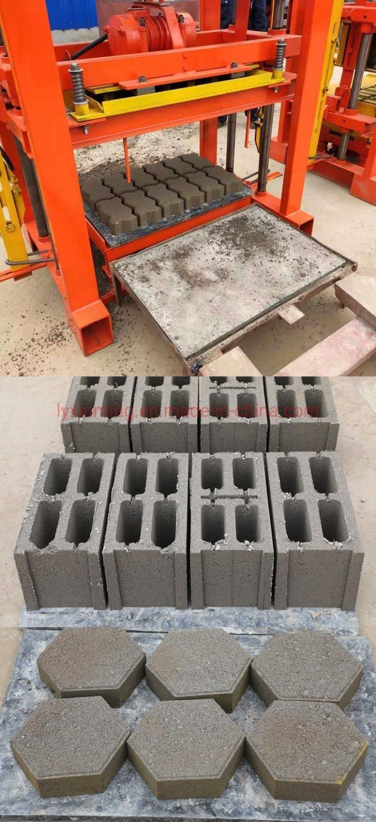 High Quality Qtj4-40 Concrete Cement Hollow Block Solid Pavement Brick Making Machine for Construction Materials