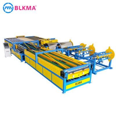 Galvanized Sheet Metal Duct Making Machine / Duct Manufacture Auto Line