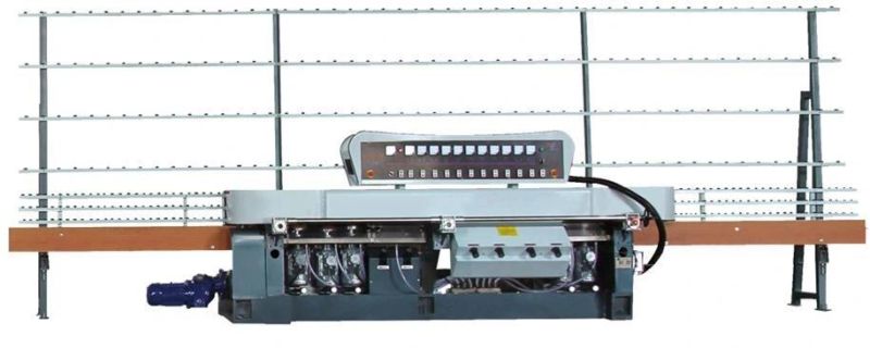 Vertical Straight Line Glass Polisher Edger Processing Flat Glass Polishing Edging Machine