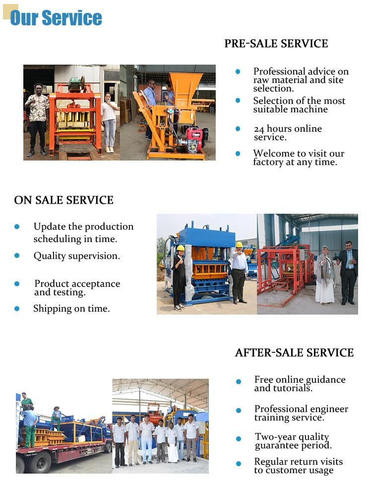 Qt4-25 Automatic Hollow Solid Concrete Cement Paving Interlock Wall Building Material Brick Production Line Block Making Molding Machine in Jamaica