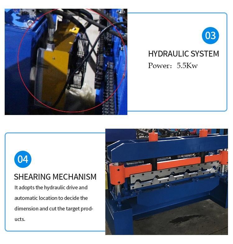 Low Price Glazed Tile Metal Roofing Manufacturer Steel Double Layer Steel Roof Plate Iron Sheet Tiles Cold Roll Forming Making Machine for Roof Panels