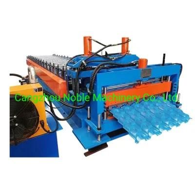 Hot Sale Overseas Popular Bamboo Type Glazed Tile Roll Forming Machine
