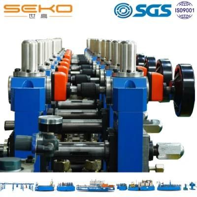 Food Grade SS304 Water Pipe Mill Iron Tube Forming Machine