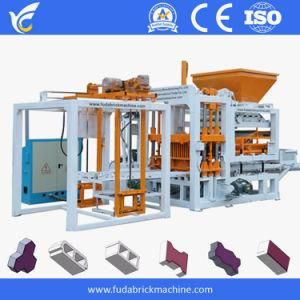 Cheap Automatic Concrete Block Molding Machine, Color Pavers Brick Machine in Mexico, Argentina