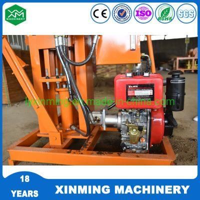 Semi-Automatic Xm2-25 Soil Hollow Block Making Machine Construction Interlocking Brick Machine with ISO Standard