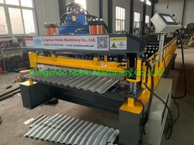 Low Price Precision Hydraulic PPGI Steel Corrugated Roof Panel Roll Forming Machine
