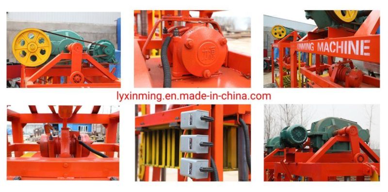 Qtj4-40 Manual Semiautomatic Cement Interlocking Brick Machinery Hollow Concrete Block Making Machine Price