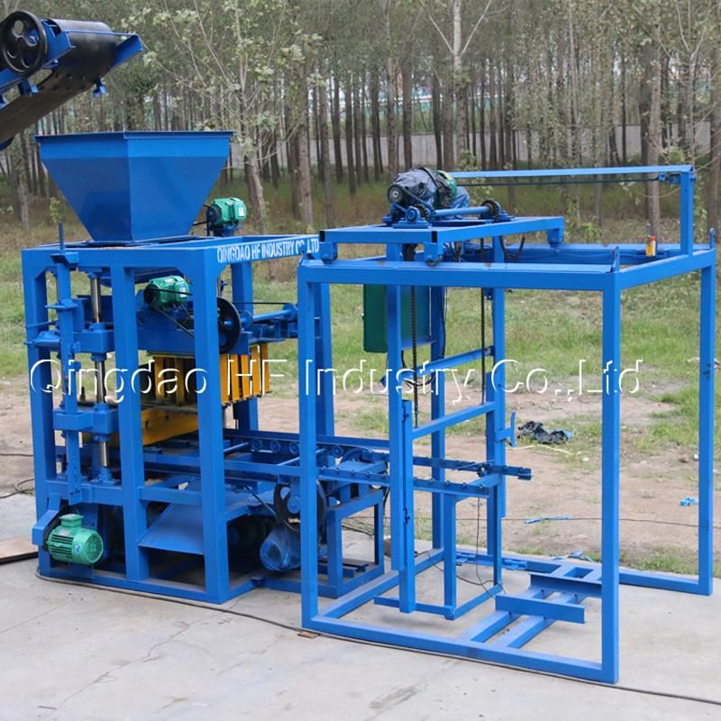 Qt4-26 Semi Automatic Concrete Block Making Machine Brick Machine