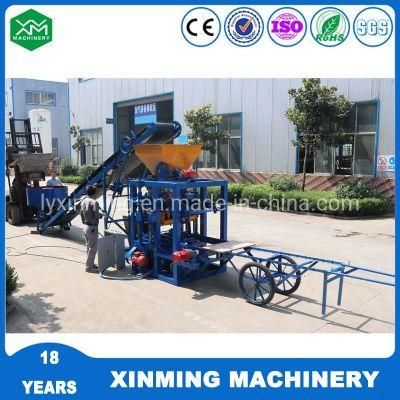 Building Material Qt4-24 Hollow Block Making Machine for Brick Production Line